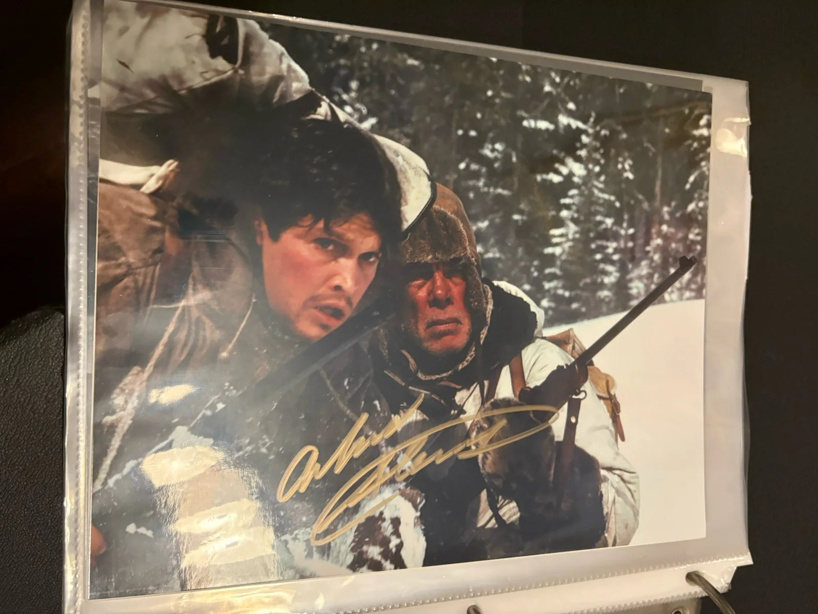 Andrew Stevens Signed 8x10 Color Photo - Death Hunt Inscribed To Jim, изображение 2