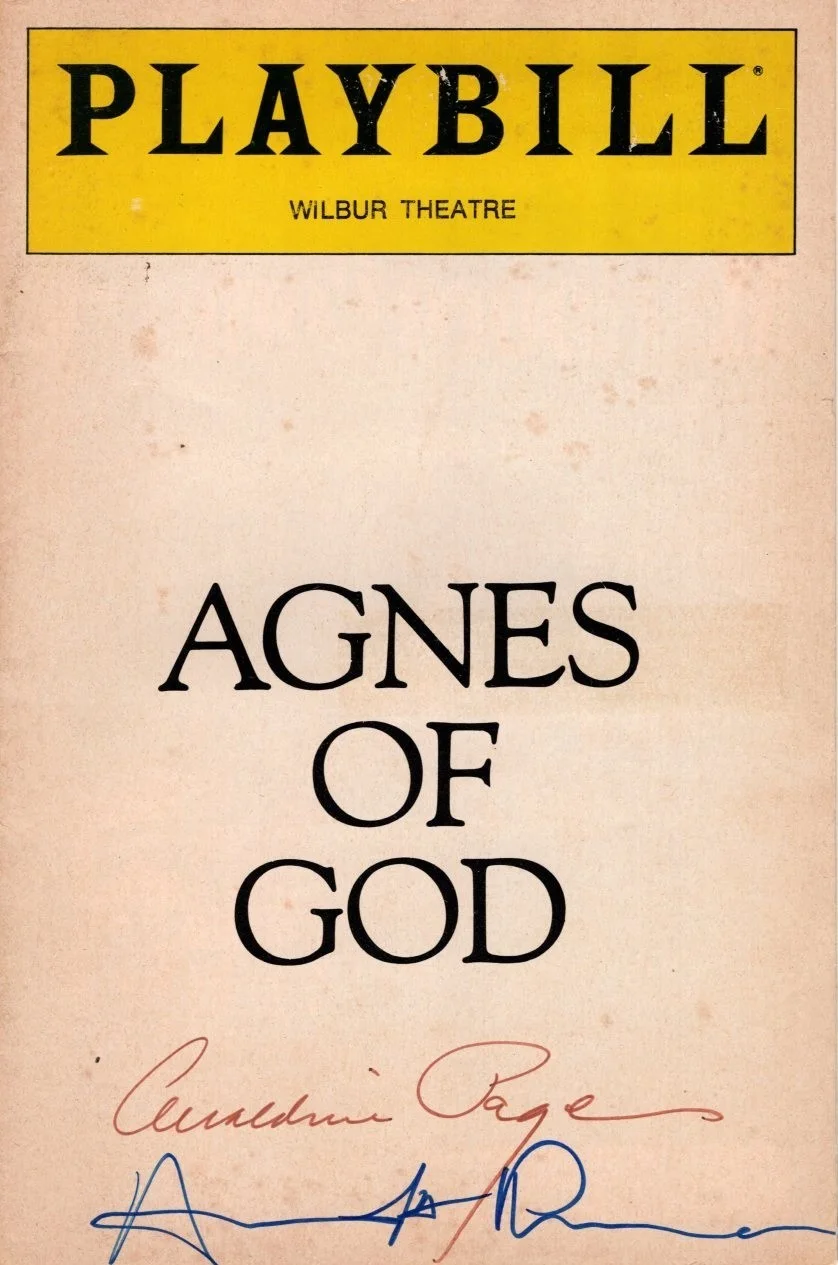 Geraldine Page and Amanda Plummer — Geraldine Page and Amanda Plummer Signed Autographed Agnes of God Playbill