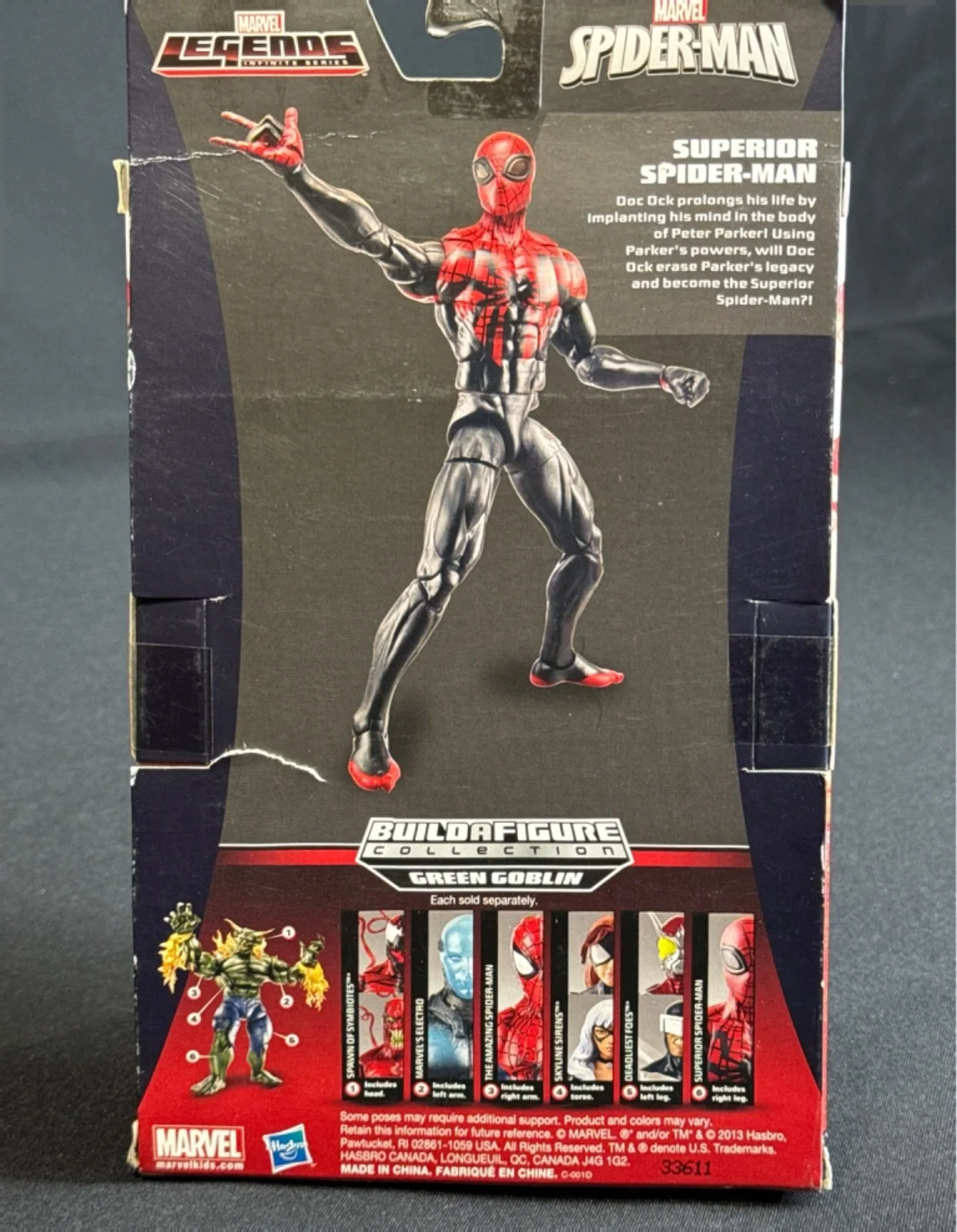 Stan Lee — Stan Lee Signed Marvel Legends Spider-Man BAF PSA Y34352, image 3