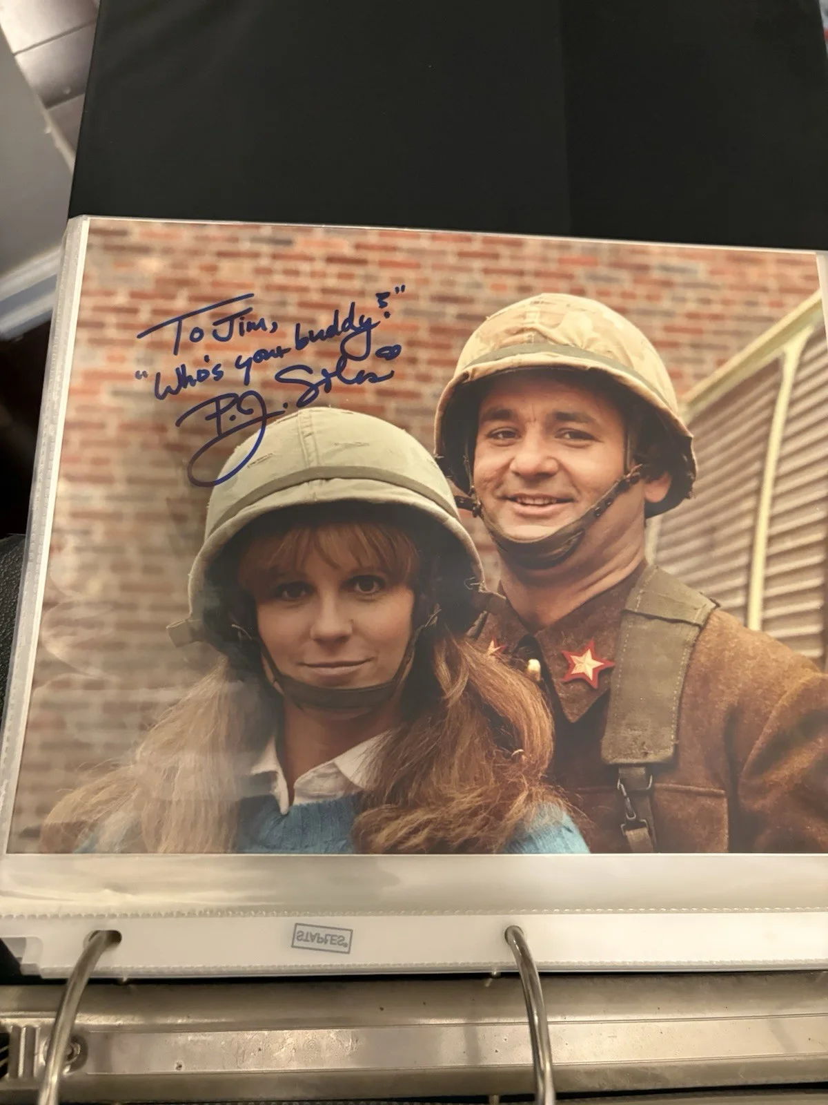 P.J. Soles Signed 8x10 Stripes Photo - Stella Inscribed To Jim, image 2