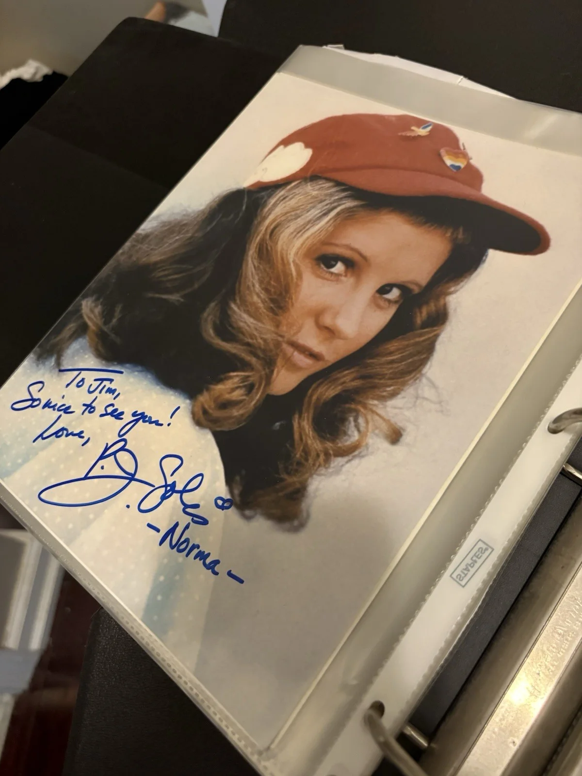 P.J. Soles Signed 8x10 Carrie Photo - Norma Inscribed To Jim, image 2