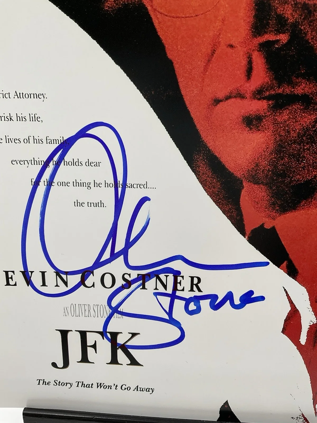 Oliver Stone — Oliver Stone signed photo BAS JFK signed 11x14 Director signed photo Movie, изображение 2