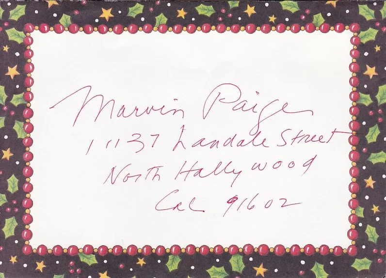 GLORIA STUART Original Vintage 1970s SIGNED AUTOGRAPHED Christmas Holiday Card, image 3