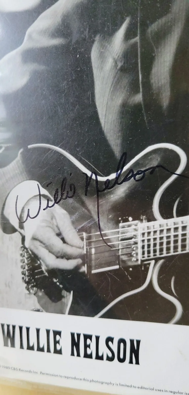 WILLIE NELSON Signed Autographed Autograph 8x10 Photo Photograph B+W, изображение 2