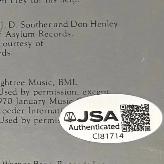 Randy Newman Signed Autograph Little Criminals Vinyl Record Album LP JSA COA, изображение 4