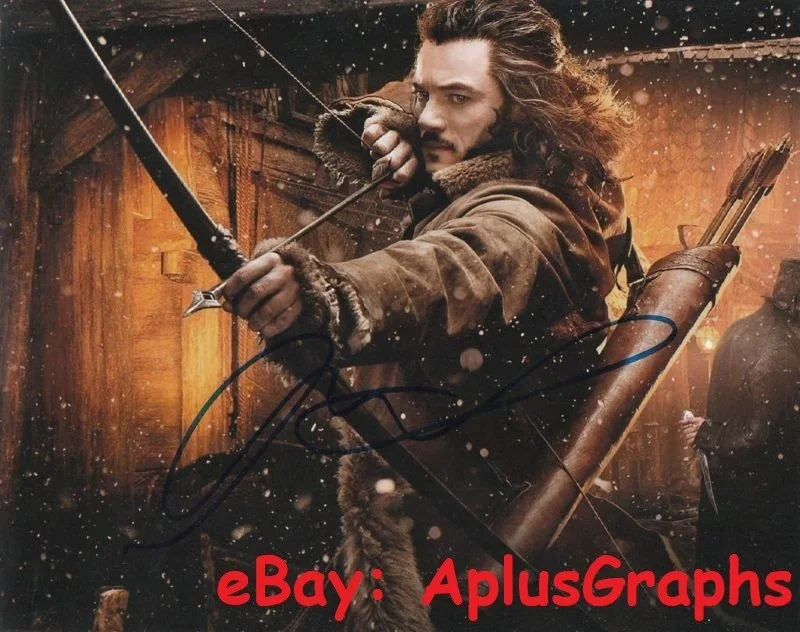 Luke Evans — LUKE EVANS... The Hobbit: The Desolation of Smaug - SIGNED