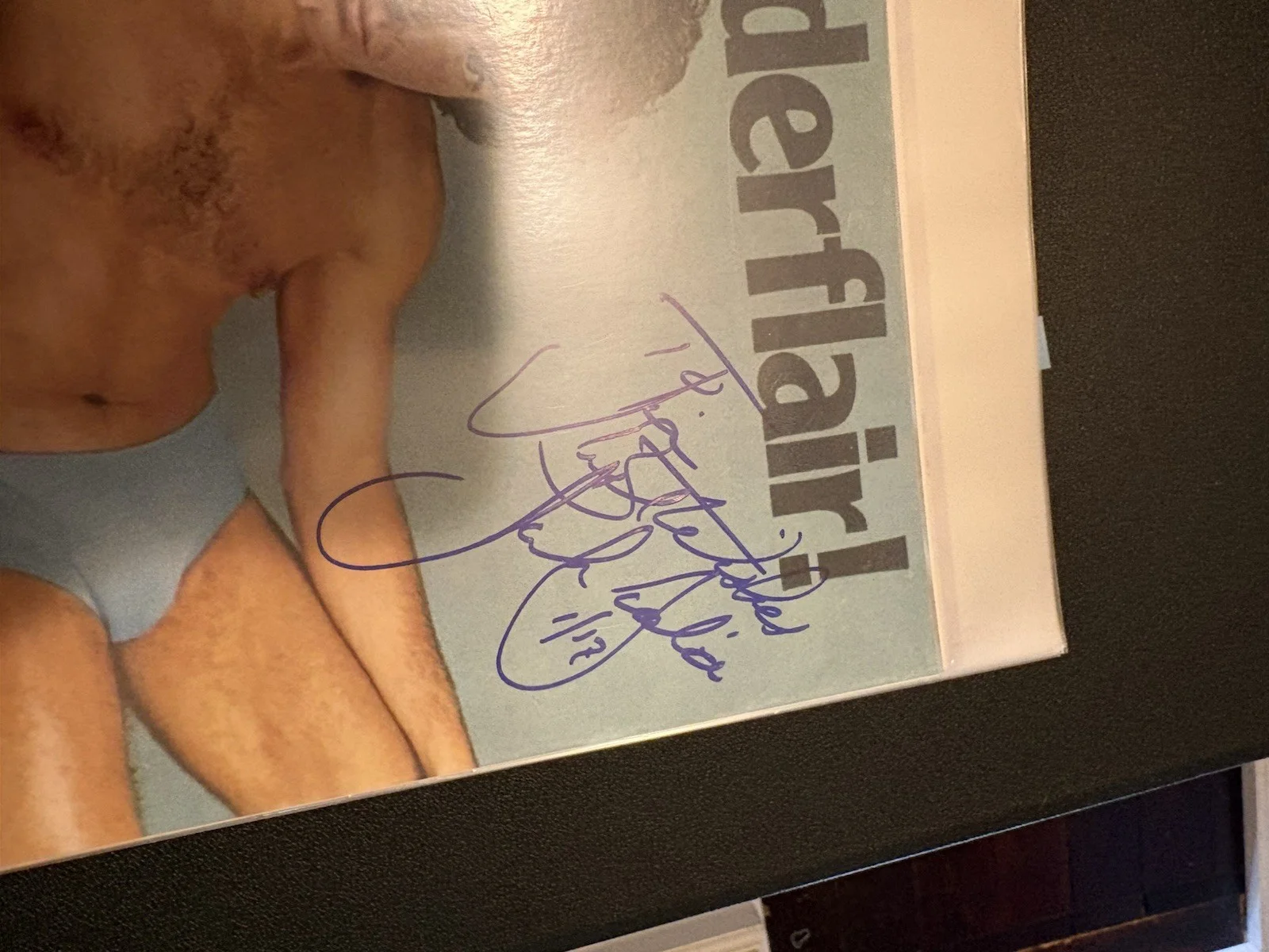 Jack Scalia Signed Vintage Underflair Eminence Underwear Ad - Rare 1/12 Inscribe, изображение 2