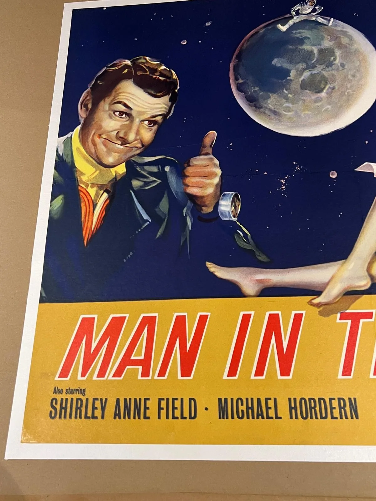 Man In The Moon Original Half Crown English Half Sheet Poster (1961) 22"x28", image 2