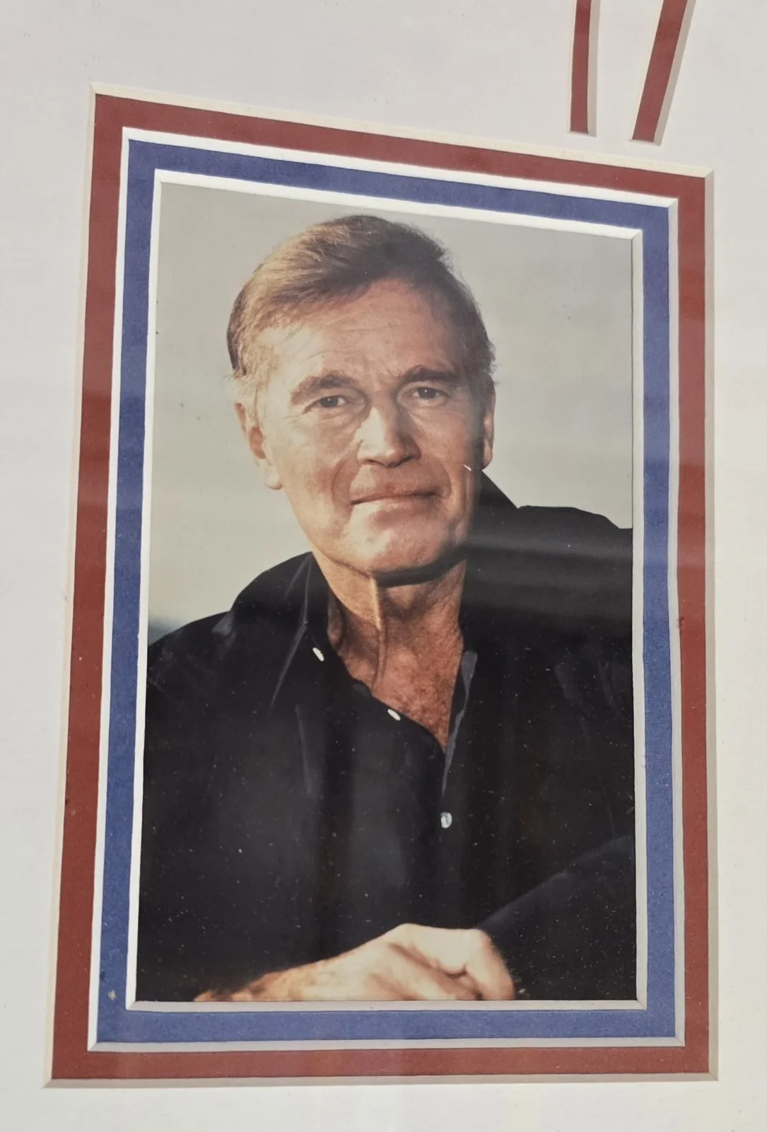 Charlton Heston — Photo Of Charlton Heston And Signed Letter NRA 'Framed', image 2