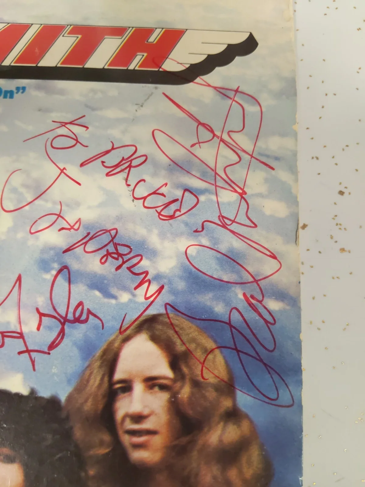 * AEROSMITH * Signed Record Album DREAM ON X4, image 5