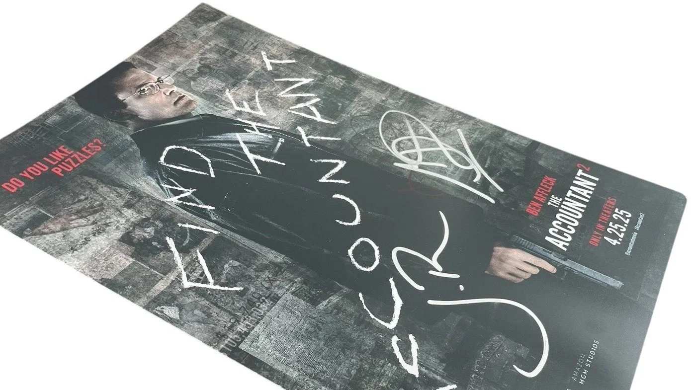 THE ACCOUNTANT 2 SIGNED AUTOGRAPH 12x18 PHOTO O’CONNOR BERNTHAL PINEDA JSA COA, изображение 5