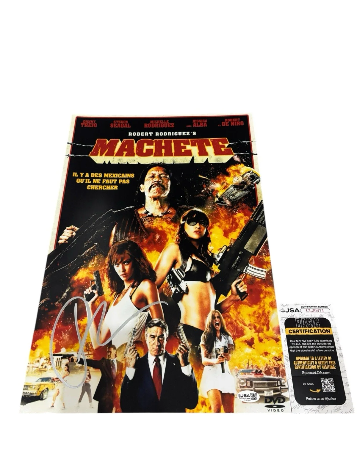 Robert Rodriguez — ROBERT RODRIGUEZ SIGNED AUTOGRAPH “MACHETE” 12x18 PHOTO POSTER JSA CERT COA