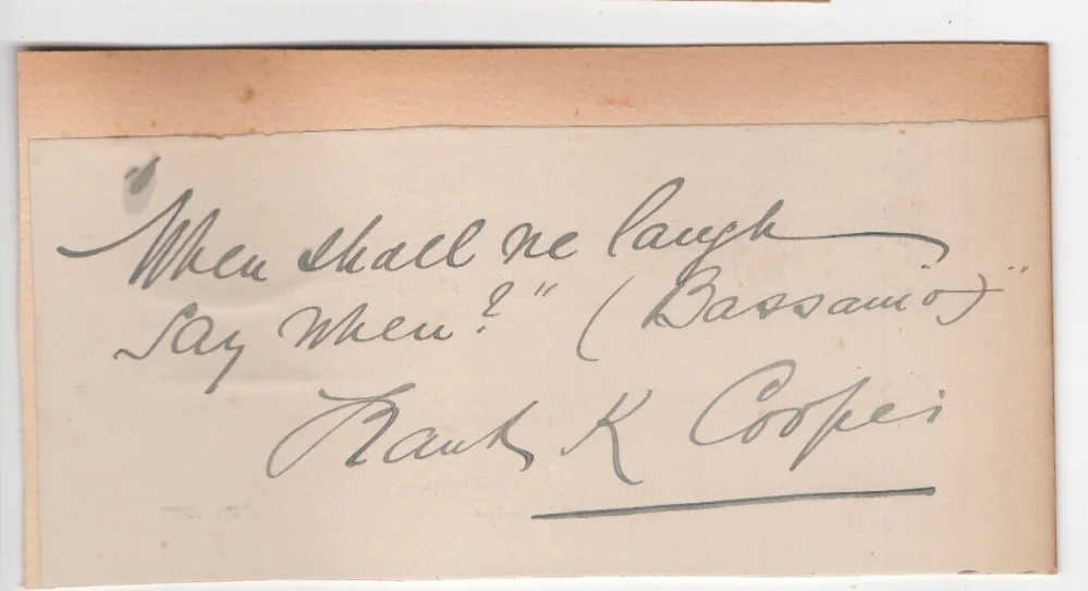 Florence West Signed Clip Ca 1900 Autographed Actress Oscar Wilde, Bernard Shaw, изображение 2