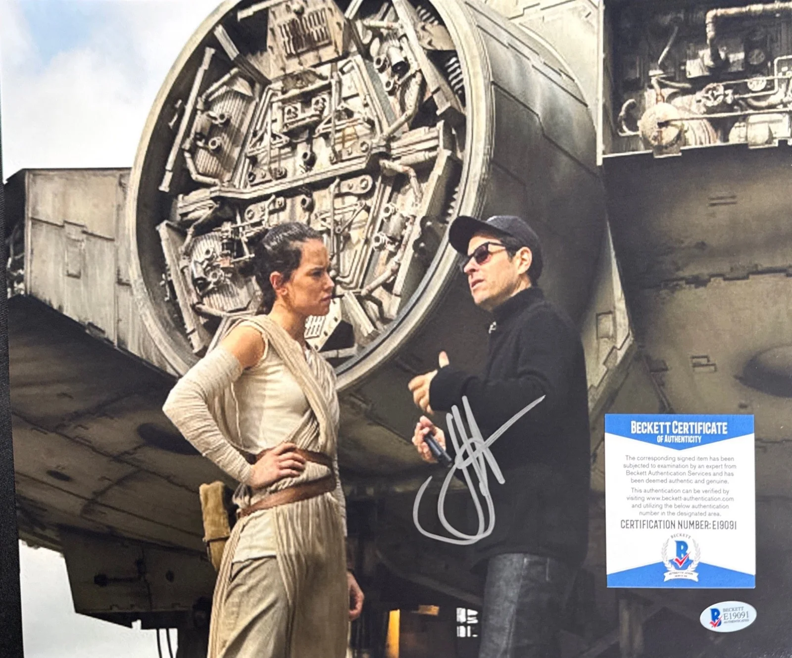 JJ Abrams — JJ Abrams Signed 11x14 Star Wars Photo Director PSA E19091, image 2