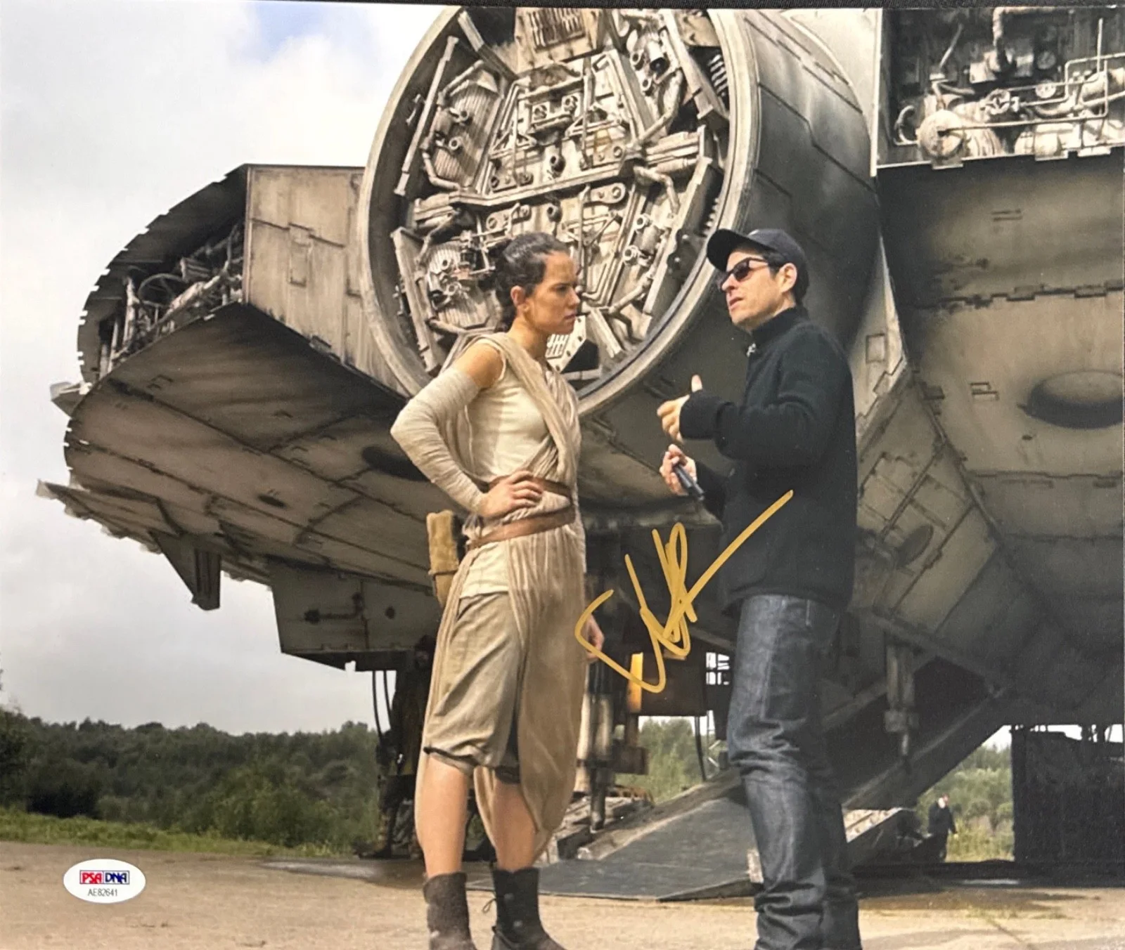 JJ Abrams — JJ Abrams Signed 11x14 Star Wars Photo Director PSA AE82641