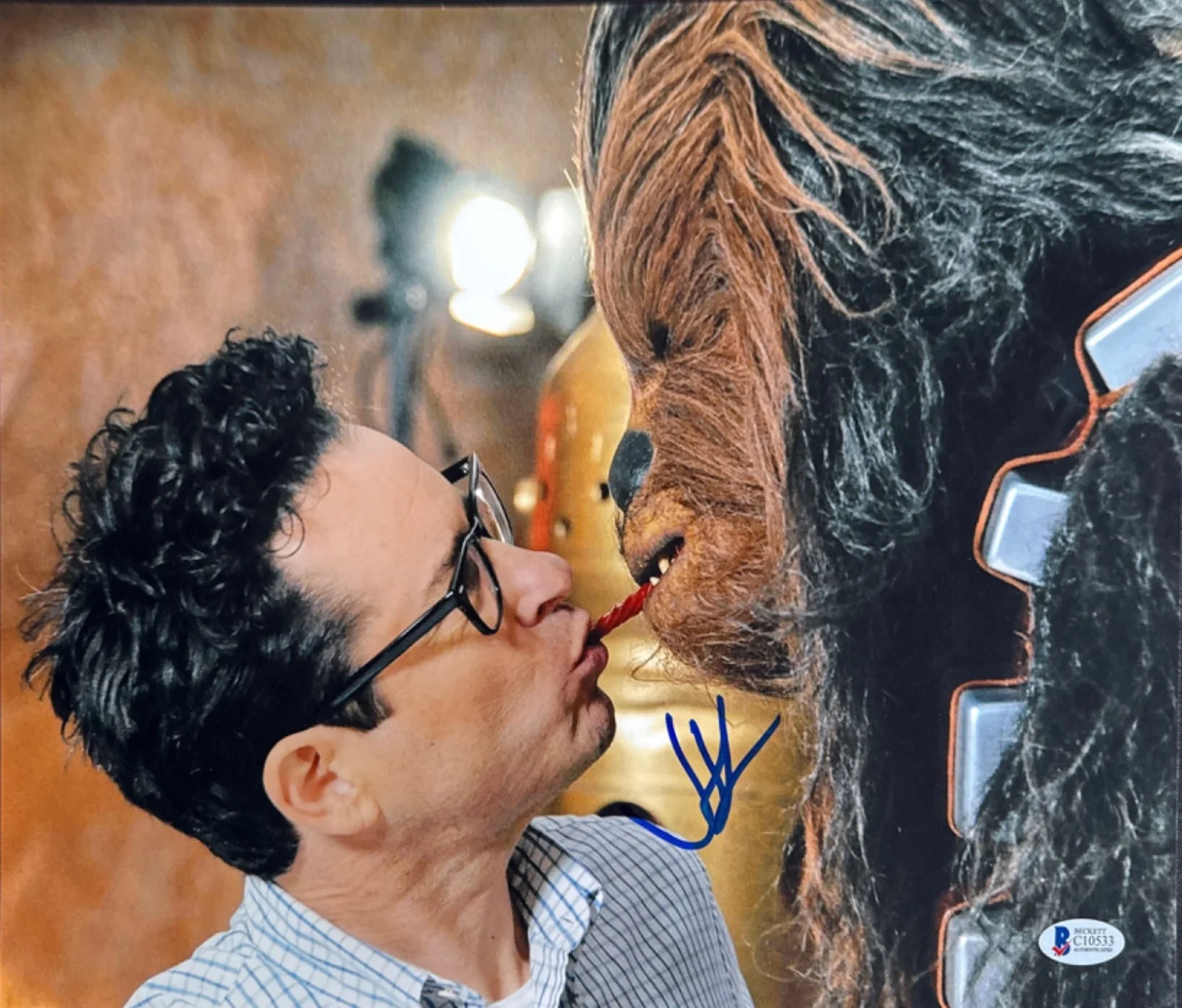 JJ Abrams — JJ Abrams Signed 11x14 Star Wars Photo Director BAS C10533