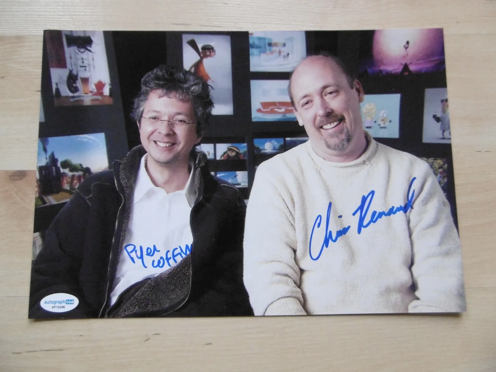 Chris Renaud, Pierre Coffin — Chris Renaud & Pierre Coffin signed 8x12 inch photo autograph ACOA, изображение 2