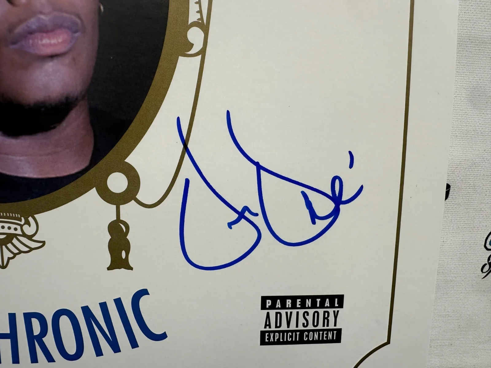 DR DRE ANDRE YOUNG CHRONIC NWA SIGNED AUTOGRAPHED RECORD VINYL ALBUM-PSA COA, изображение 3