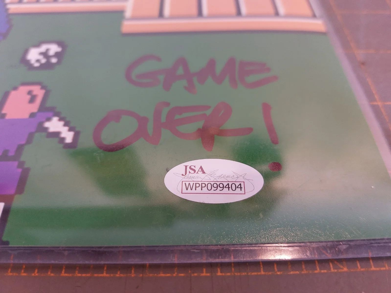 Ari Lehman — Ari Lehman Signed Friday The 13th Nintendo NES Photo Game Over JSA, изображение 2