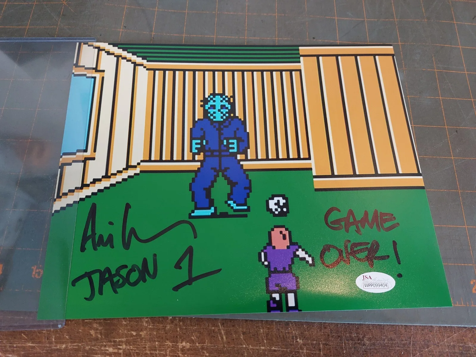 Ari Lehman — Ari Lehman Signed Friday The 13th Nintendo NES Photo Game Over JSA, изображение 4