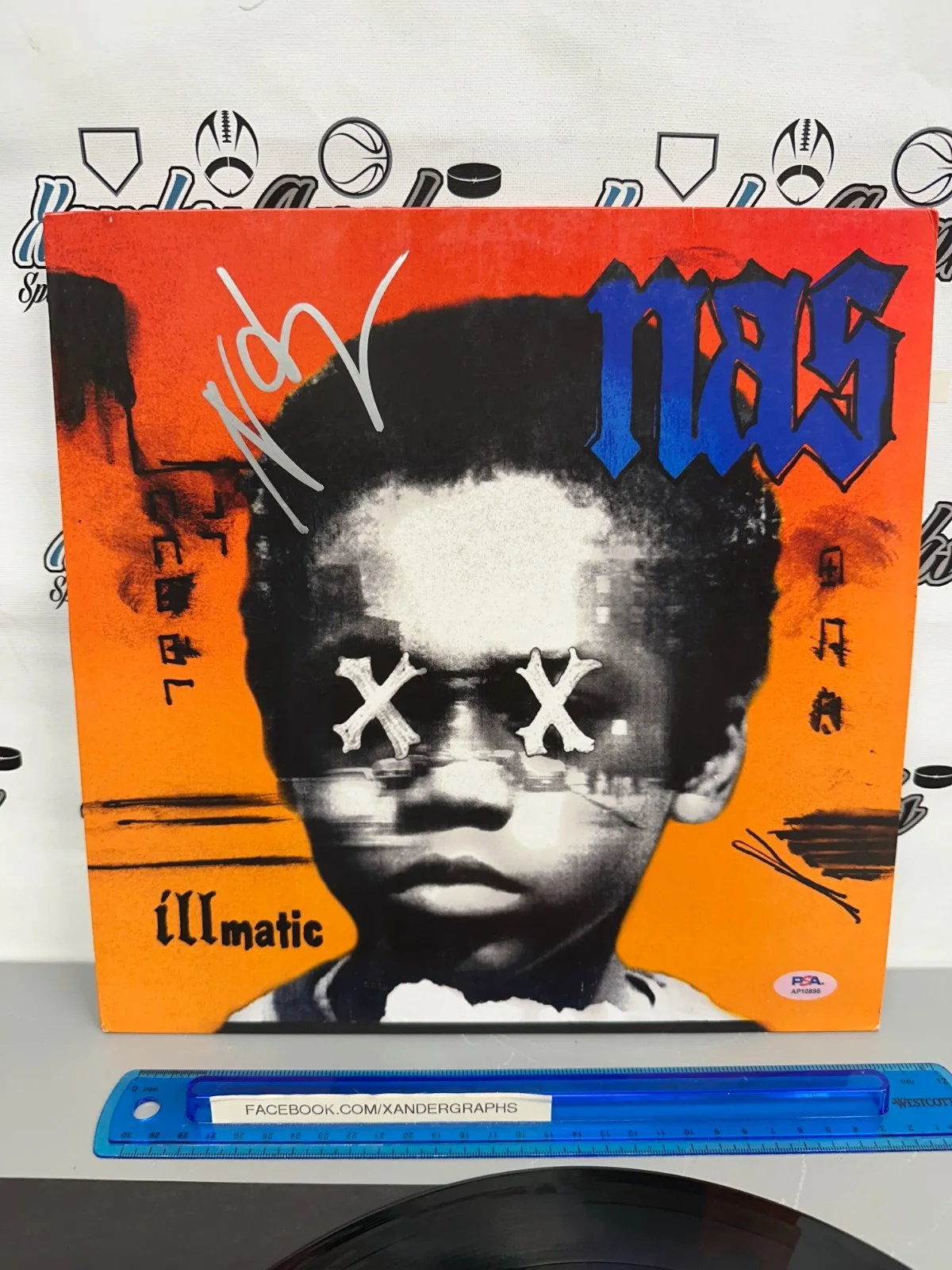 NAS NASIR JONES RAPPER ILLMATIC SIGNED AUTOGRAPHED RECORD VINYL ALBUM-PSA COA, изображение 2