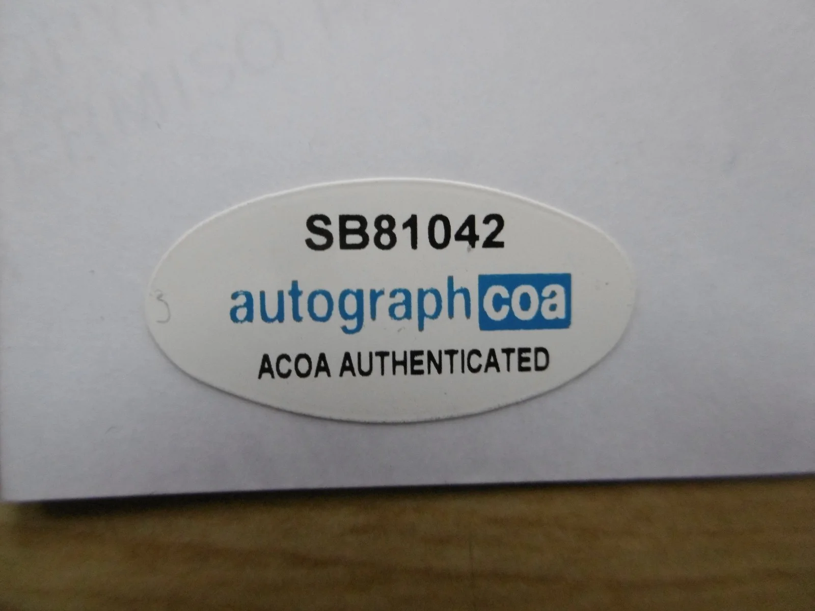 Fan Bingbing — Fan Bingbing signed 8x12 inch photo autograph ACOA, изображение 3