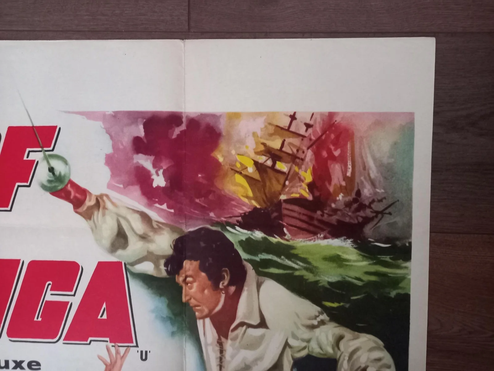 PIRATES OF TORTUGA 1961 BRITISH QUAD POSTER KEN SCOTT LETICIA ROMAN DAVE KING, изображение 4