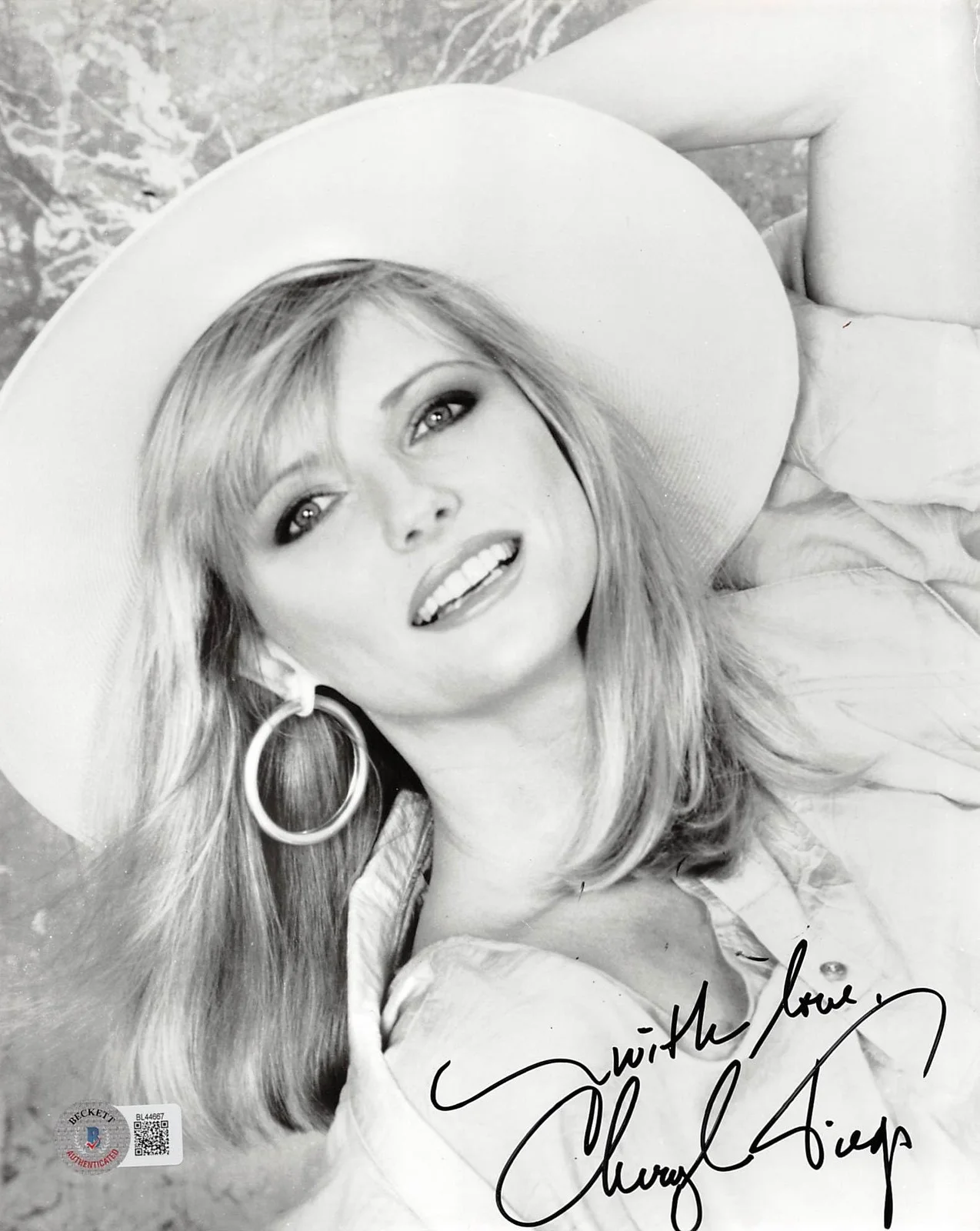 Cheryl Tiegs — Cheryl Tiegs Sports Illustrated Swimsuit Model Signed 8x10 Photo BAS #BL44667, изображение 3