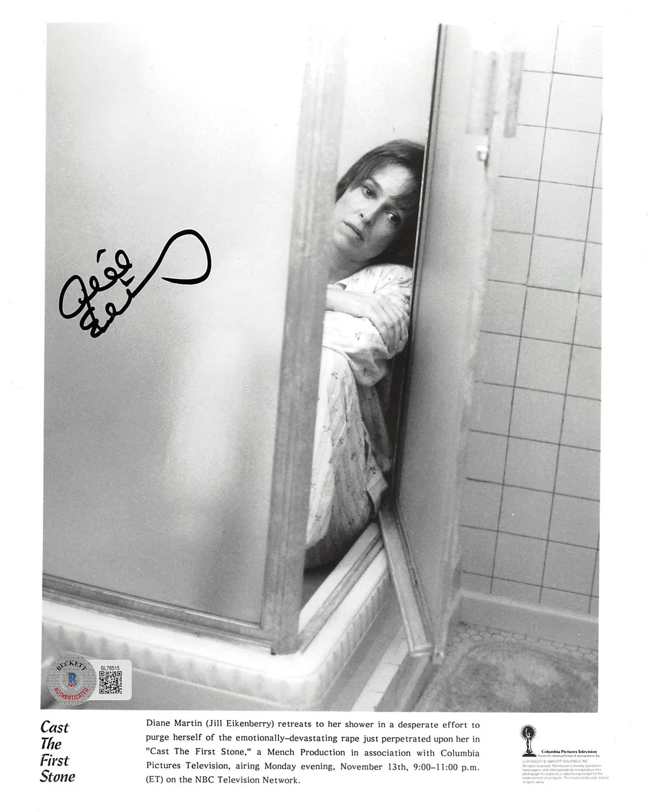 Jill Eikenberry — Jill Eikenberry Cast The First Stone Authentic Signed 8x10 Photo BAS #BL76515, image 3