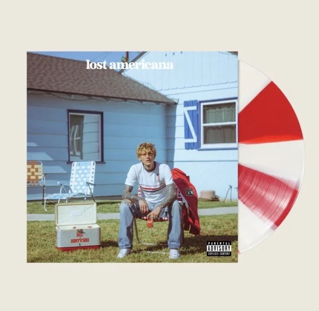 MGK Lost Americana Store Exclusive Vinyl SIGNED Art Card - Peppermint Candy, изображение 2