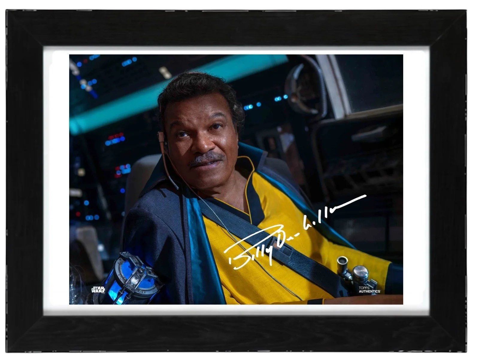 Billy Dee Williams Signed Autograph PHOTO Pre Print 6x4/A4/ Framed Star Wars, image 2
