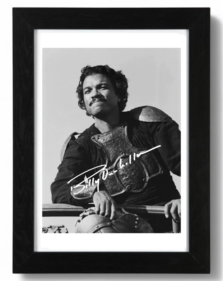 Billy Dee Williams Signed Autograph PHOTO Pre Print 6x4/A4/ Framed Star Wars, image 3
