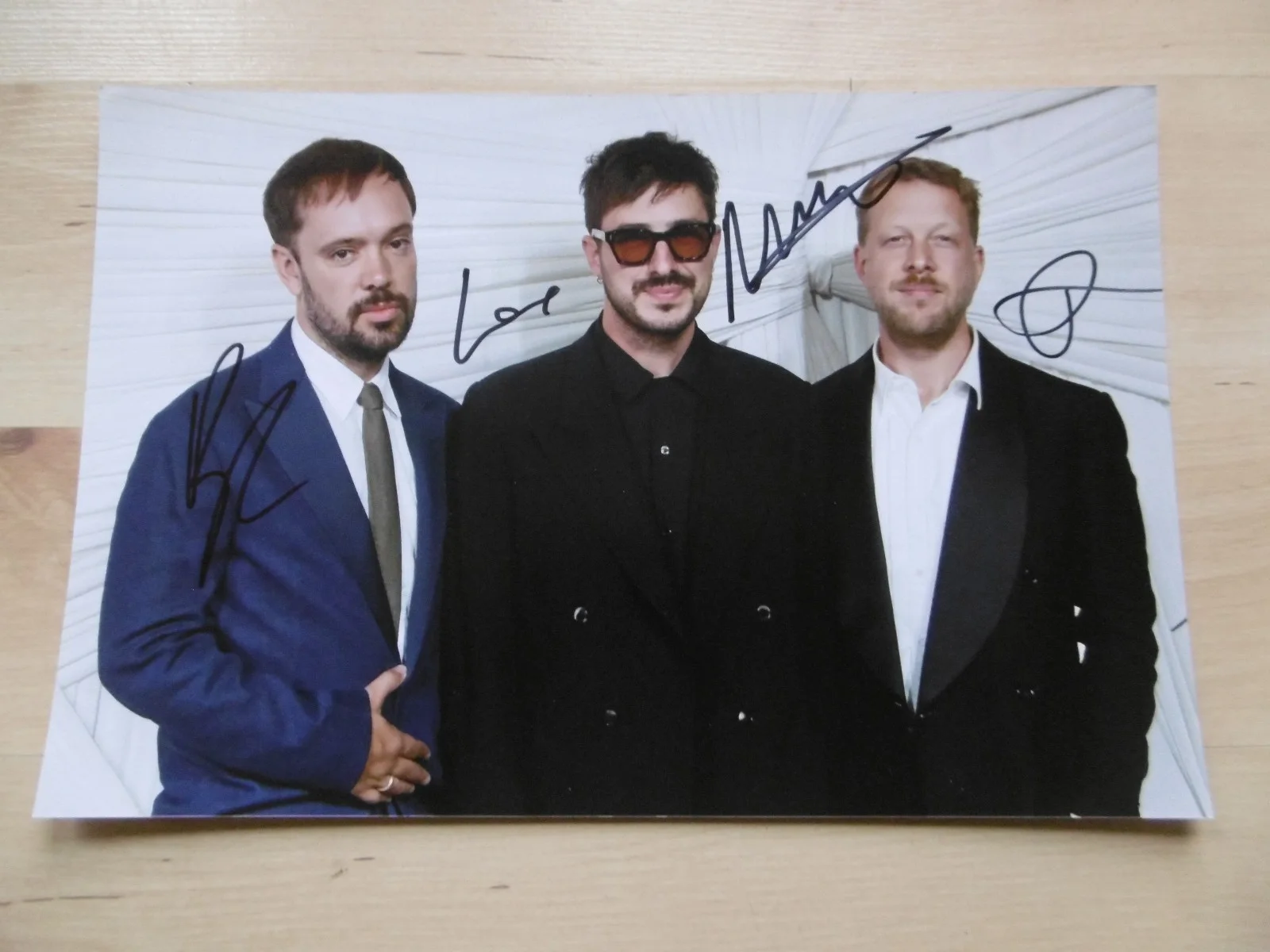 Mumford & Sons Band signed 8x12 inch photo autographs ACOA, image 2