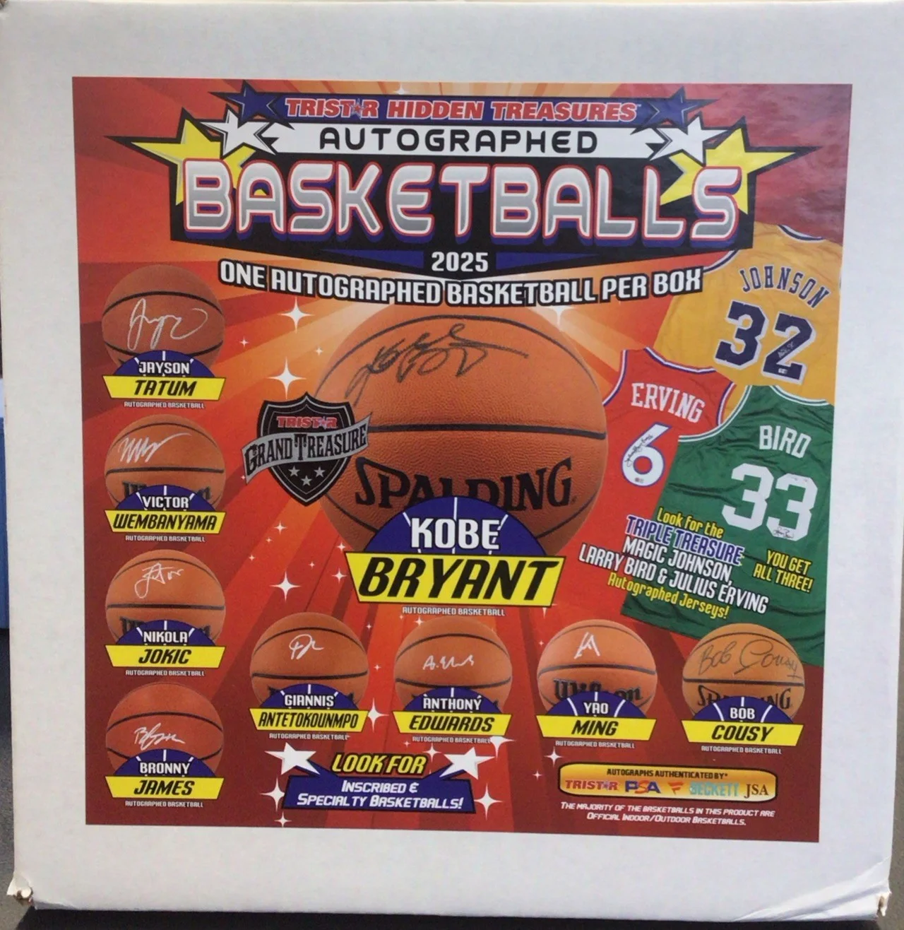 Josh Hart — Josh Hart Tristar Authentic Autographed Basketball Ball, image 3