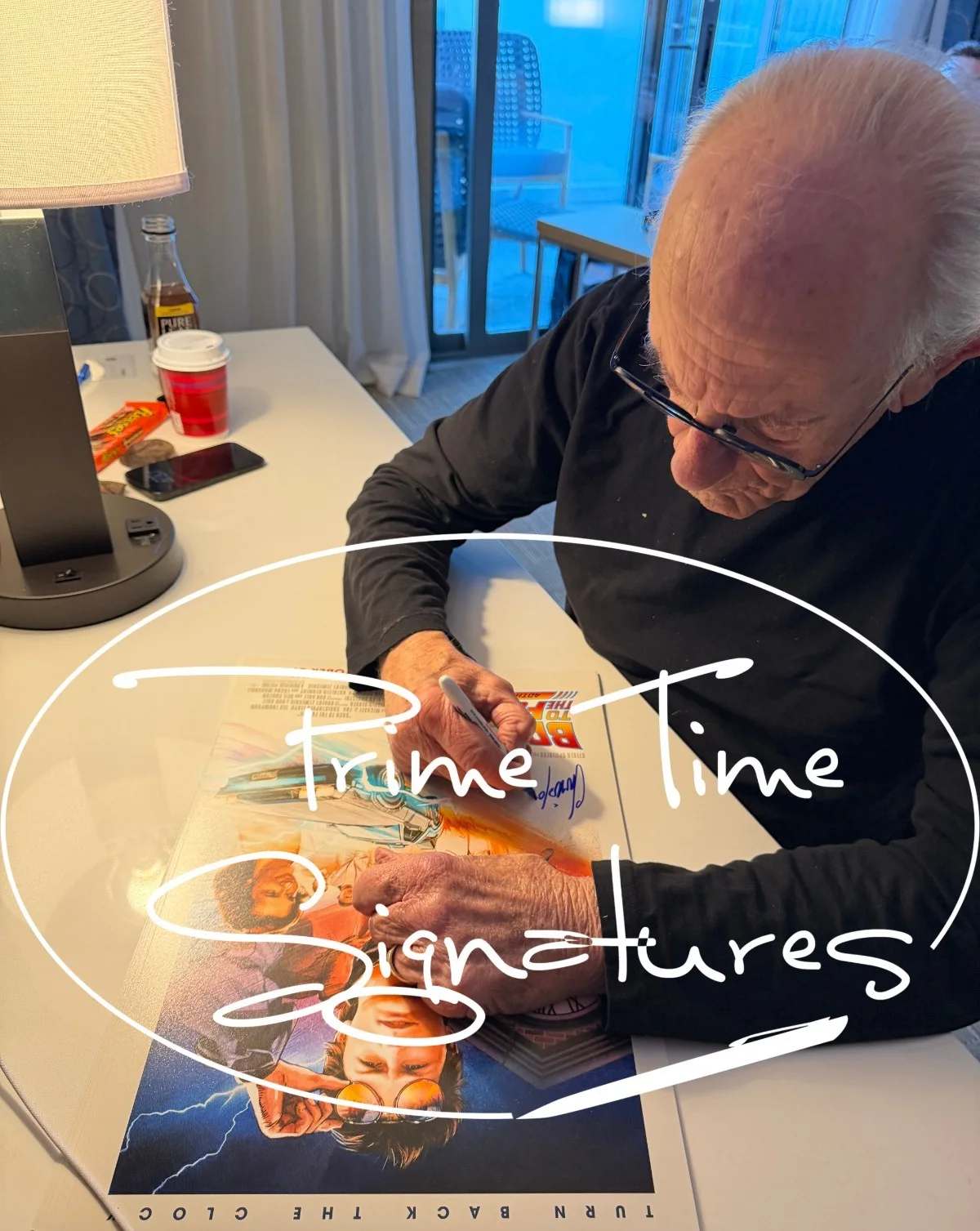 Christopher Lloyd — Christopher Lloyd Signed 12x18 Photo Back to the Future Autograph Beckett, image 2