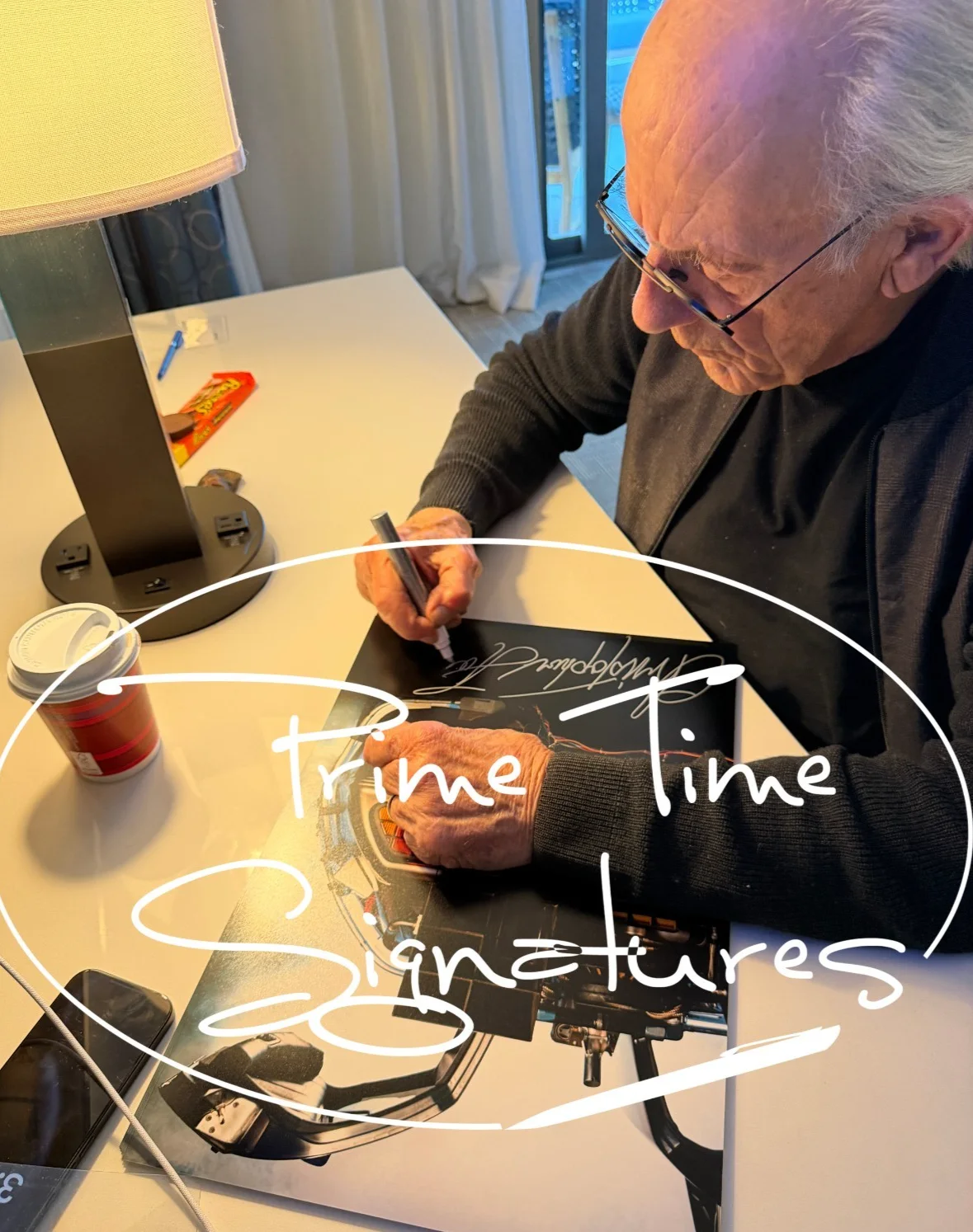 Christopher Lloyd — Christopher Lloyd Signed 12x18 Photo Back to the Future Autograph Beckett, image 2