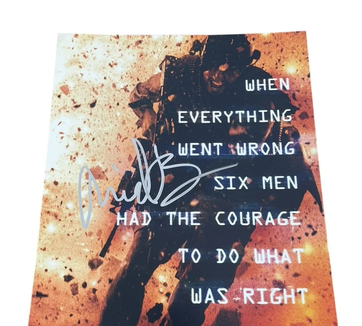 Michael Bay — MICHAEL BAY SIGNED AUTOGRAPH 12x18 13 HOURS BENGHAZI PHOTO POSTER PROOF JSA COA, изображение 3