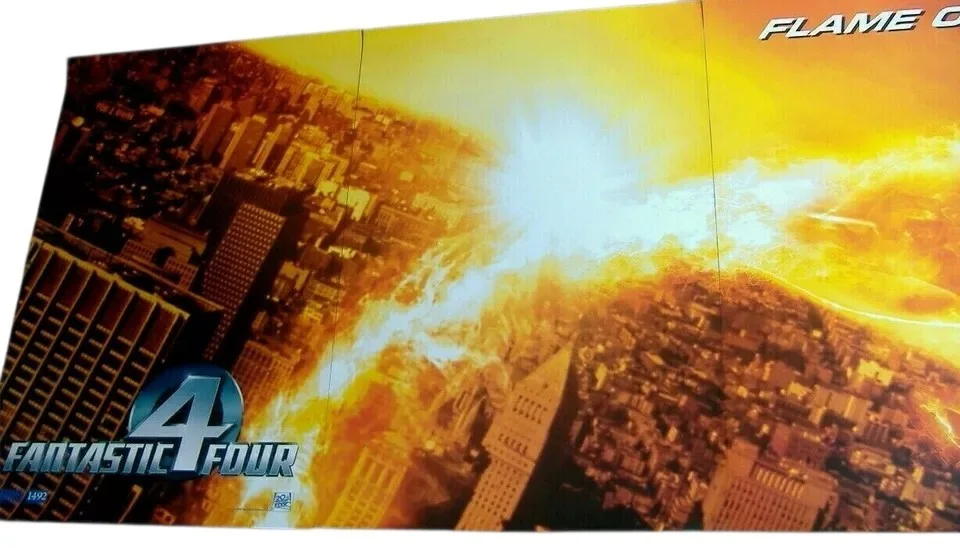 Fantastic Four (2005) Original D/S Movie Poster Set, Johnny Storm, Human Torch, изображение 2