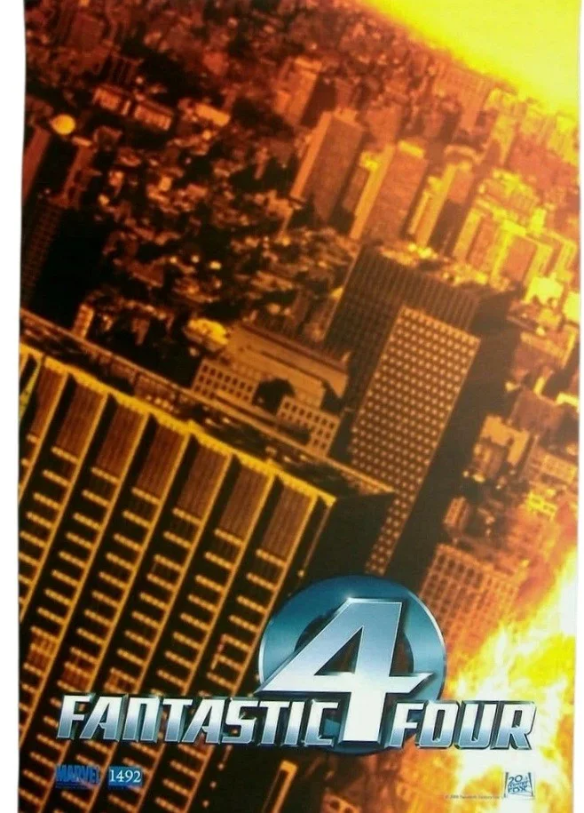 Fantastic Four (2005) Original D/S Movie Poster Set, Johnny Storm, Human Torch, изображение 4