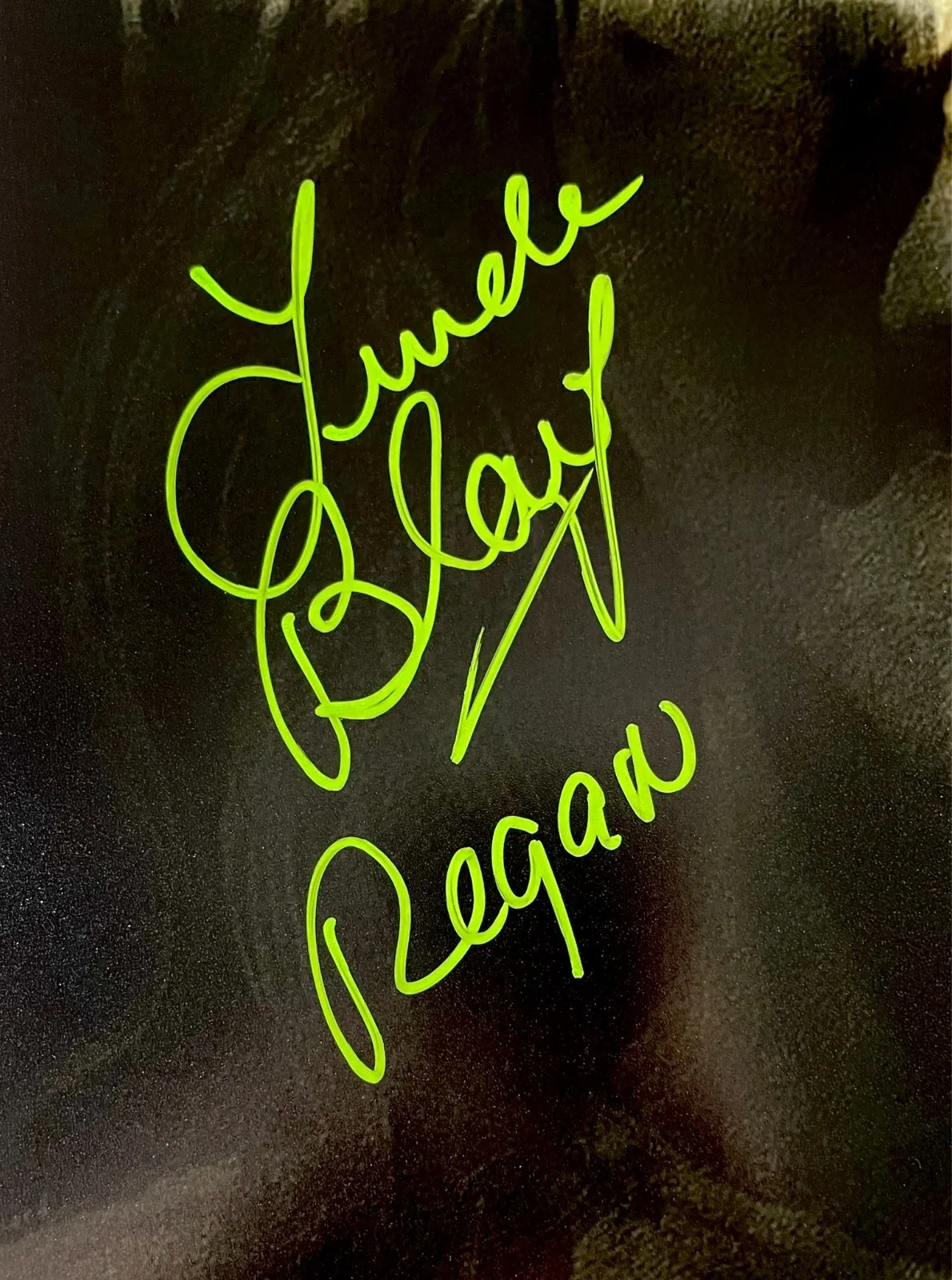 Linda Blair — Linda Blair Signed The Exorcist 11x17 Movie Poster Authentic Autograph JSA COA, изображение 2