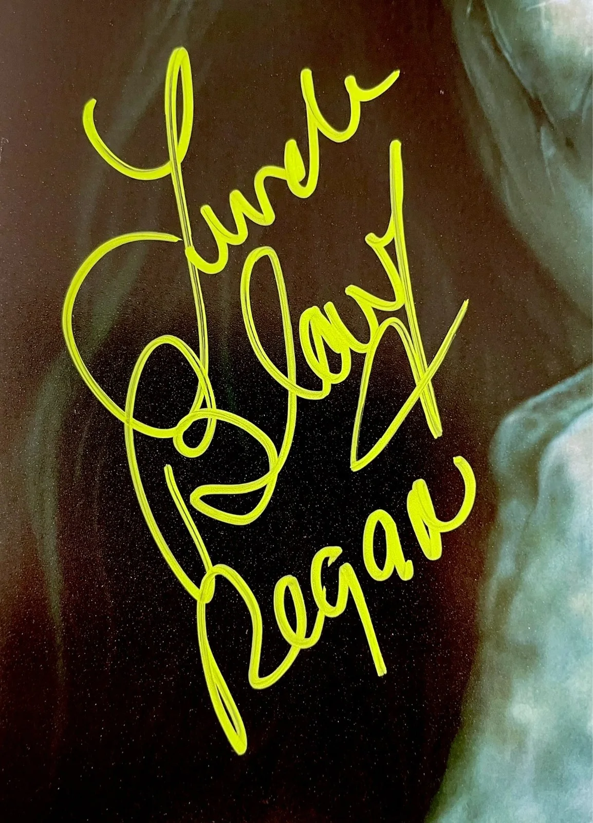 Linda Blair — Linda Blair Signed The Exorcist 11x17 Movie Poster Authentic Autograph JSA COA, image 2