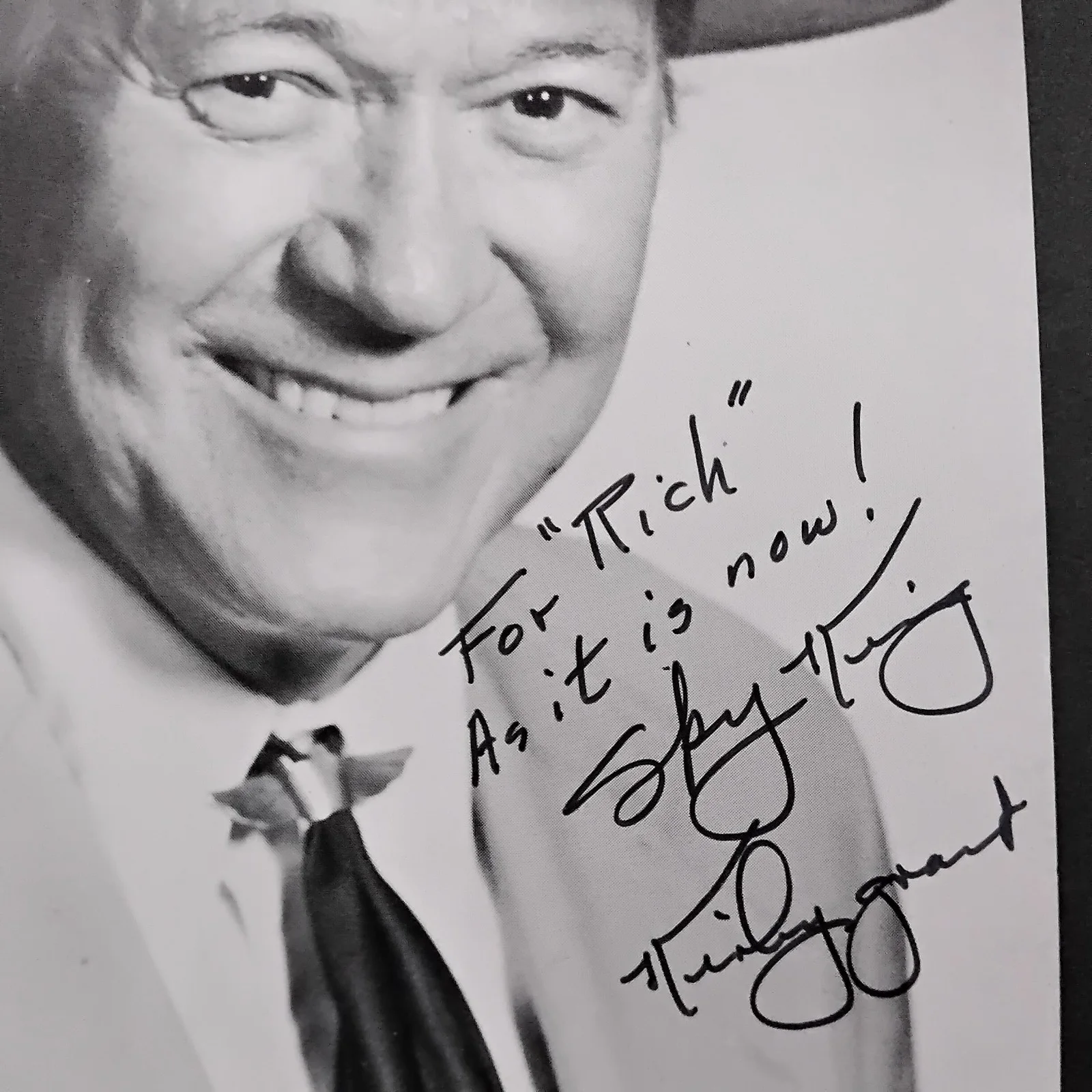 Kirby Grant Signed Photo 40s Movie TV Actor Bullet Code 3 Mesquiteers Sky King, изображение 3