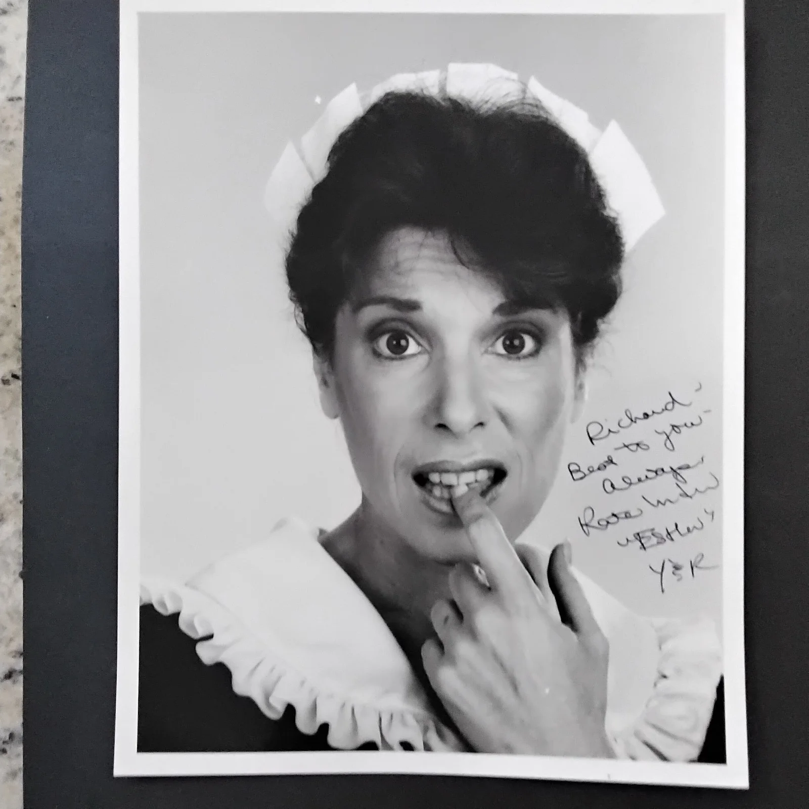 Kate Linder SIGNED Photo TV Movie Actress Young & Restless "Esther" Mother's Day, изображение 2