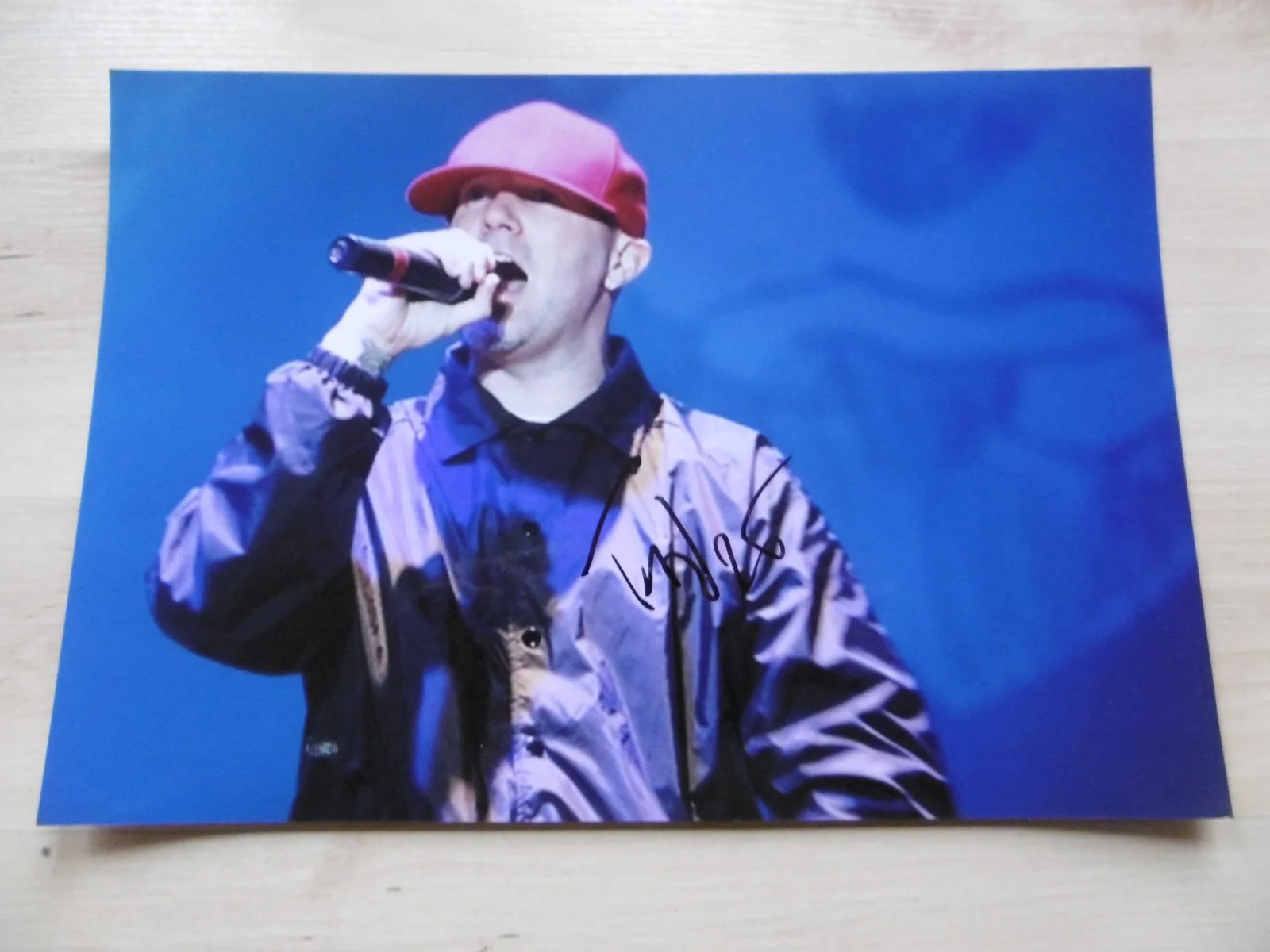 Fred Durst "Limp Bizkit" signed 8x12 inch photo autograph ACOA, изображение 2