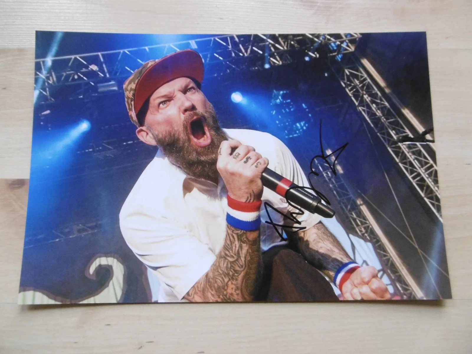 Fred Durst "Limp Bizkit" signed 8x12 inch photo autograph ACOA, изображение 2