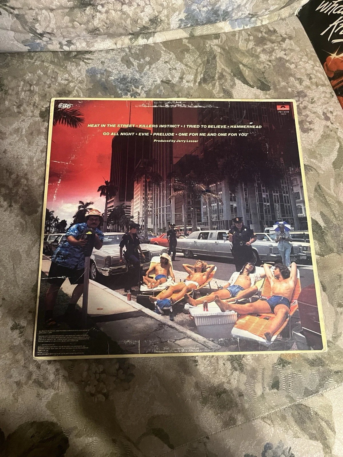 Pat Travers SIGNED Record *Heat In The Street*, изображение 2