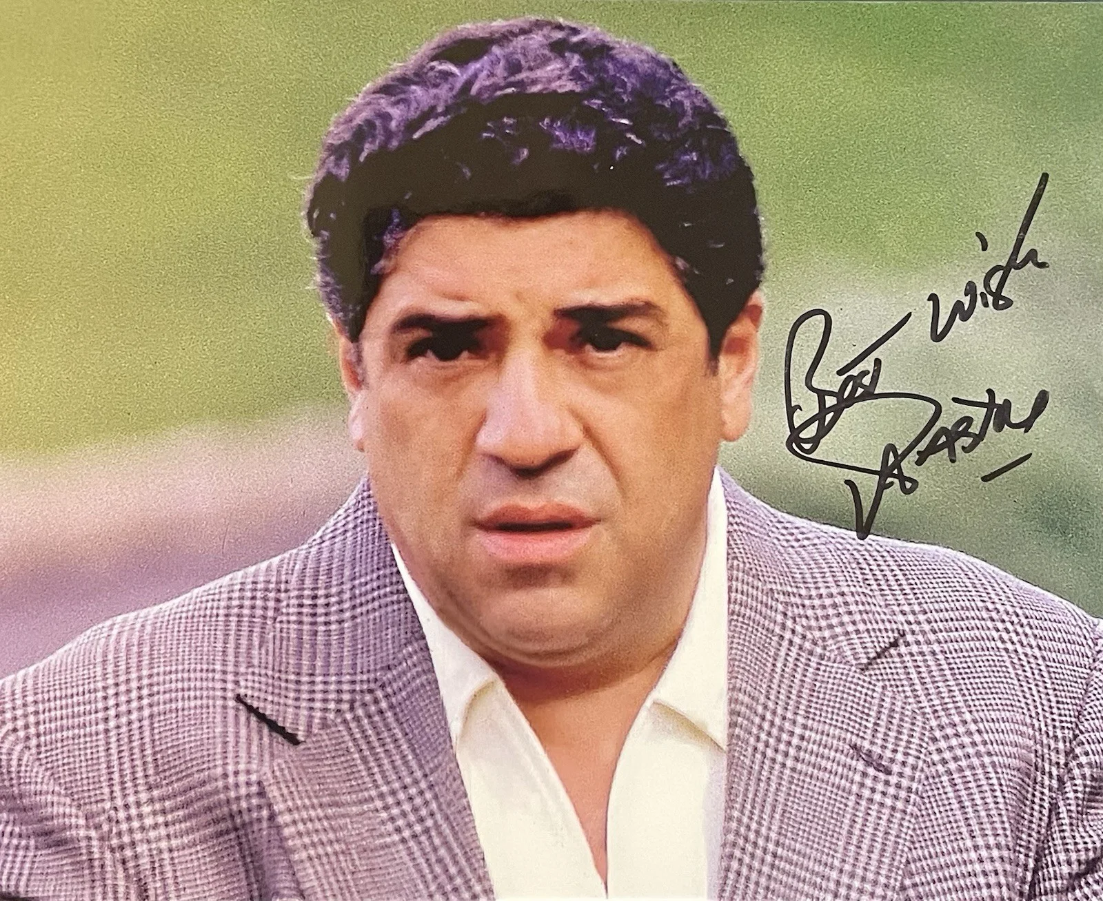 Vincent Pastore — Vincent Pastore Signed 8x10 Photo The Sopranos Autographed 8