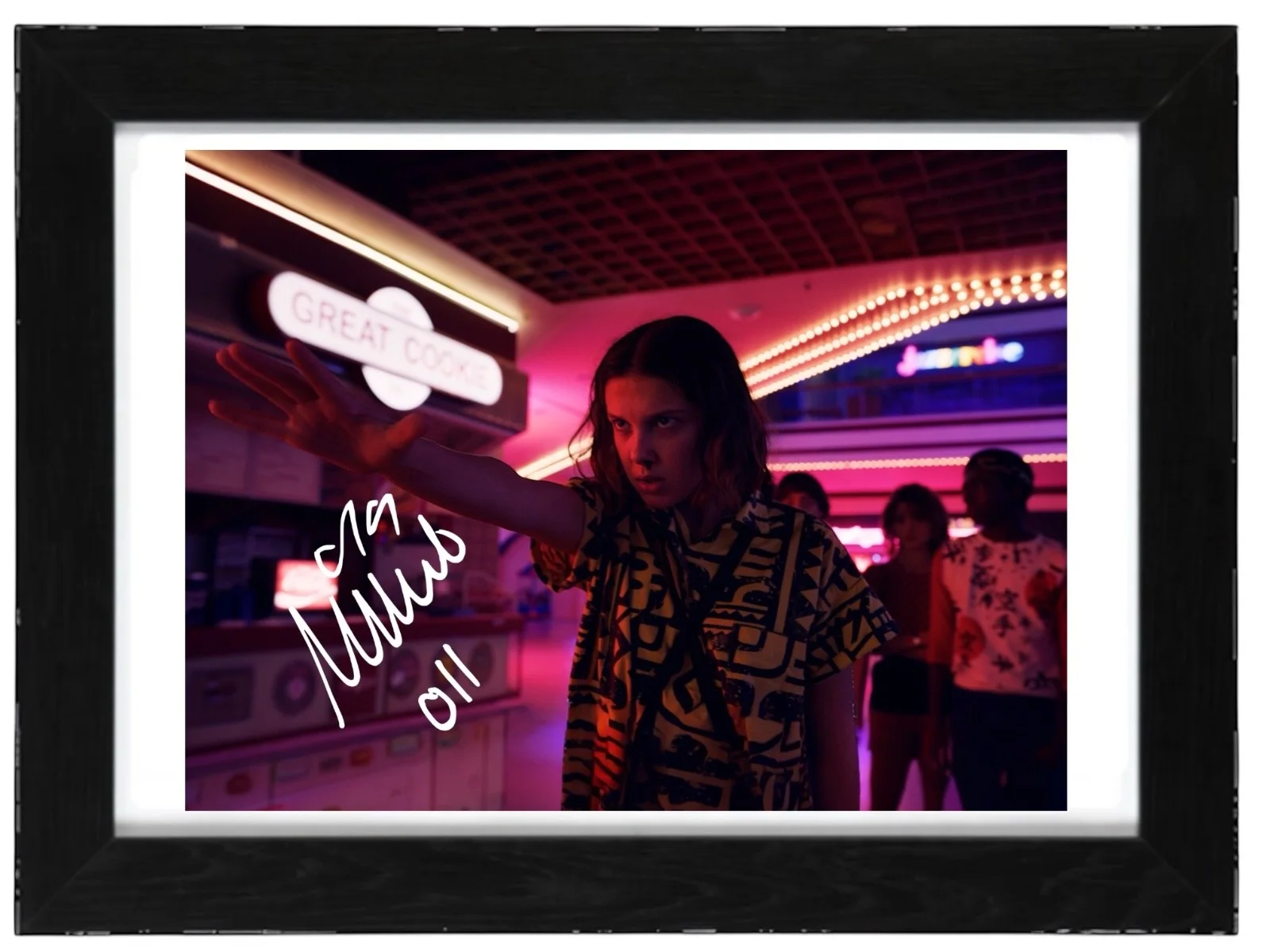 Millie Bobby Brown Signed Autograph PHOTO Pre Print 6x4/A4/ Framed, изображение 3