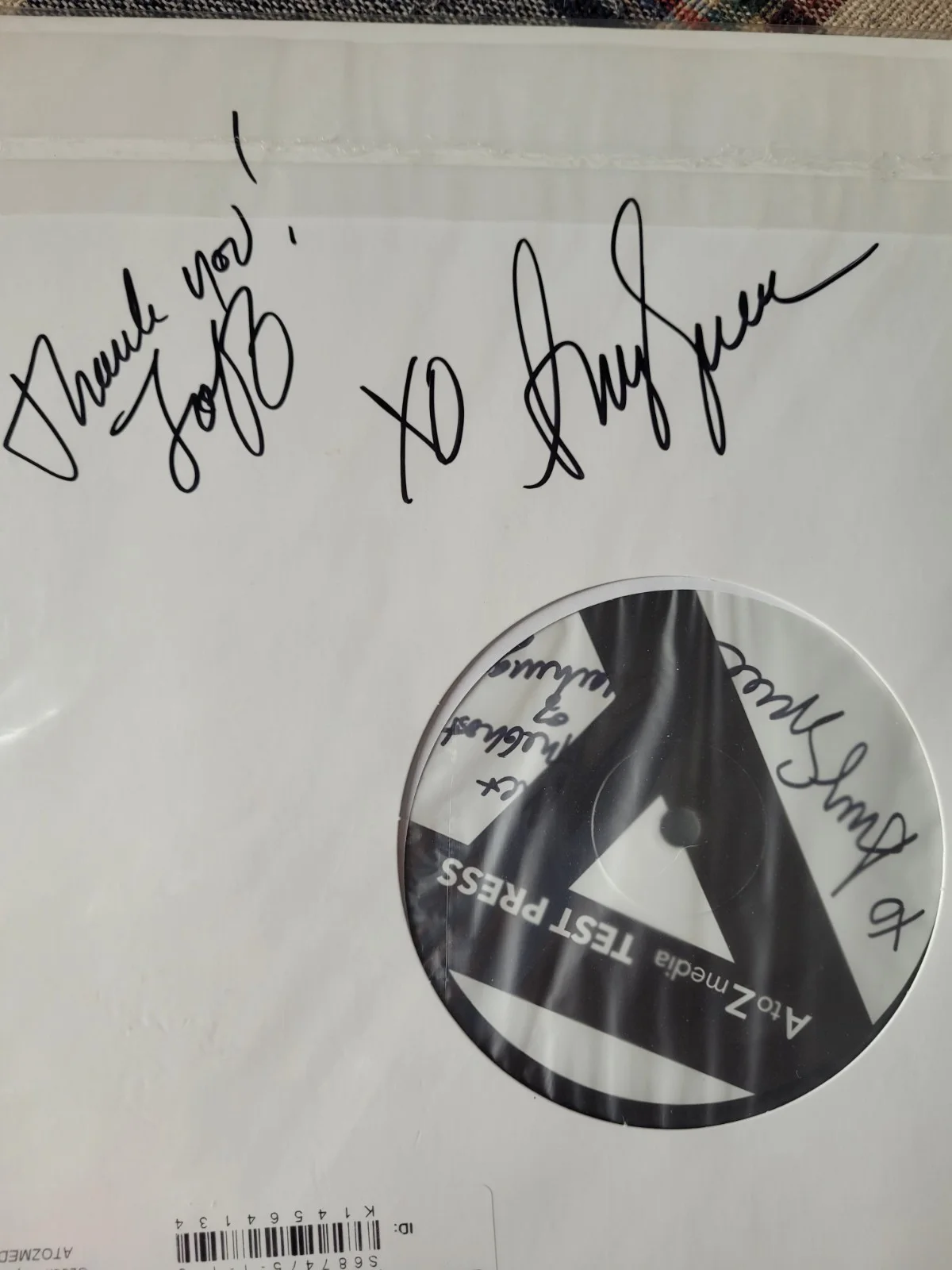 Amy Speace Me And The Ghost Of Charlemagne Signed Test Pressing Vinyl Lp Sealed, изображение 2
