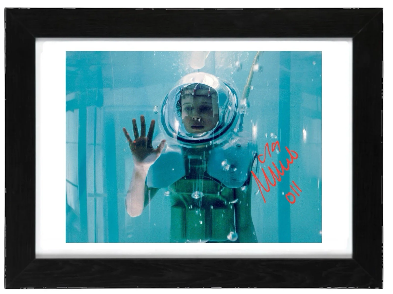 Millie Bobby Brown Signed Autograph PHOTO Pre Print 6x4/A4/ Framed, изображение 2